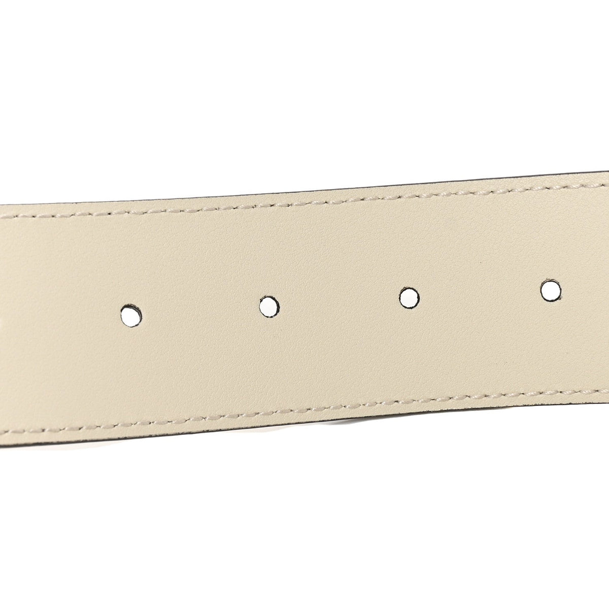 Calfskin Double G 40mm Belt 80 32 Mystic White