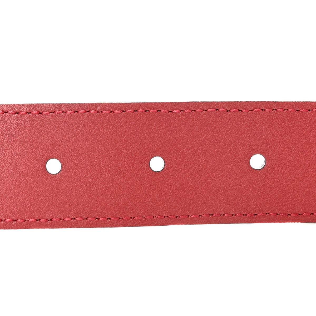 GG Supreme Enamel Double G 30mm Belt 85 34 Black New Cherry Red