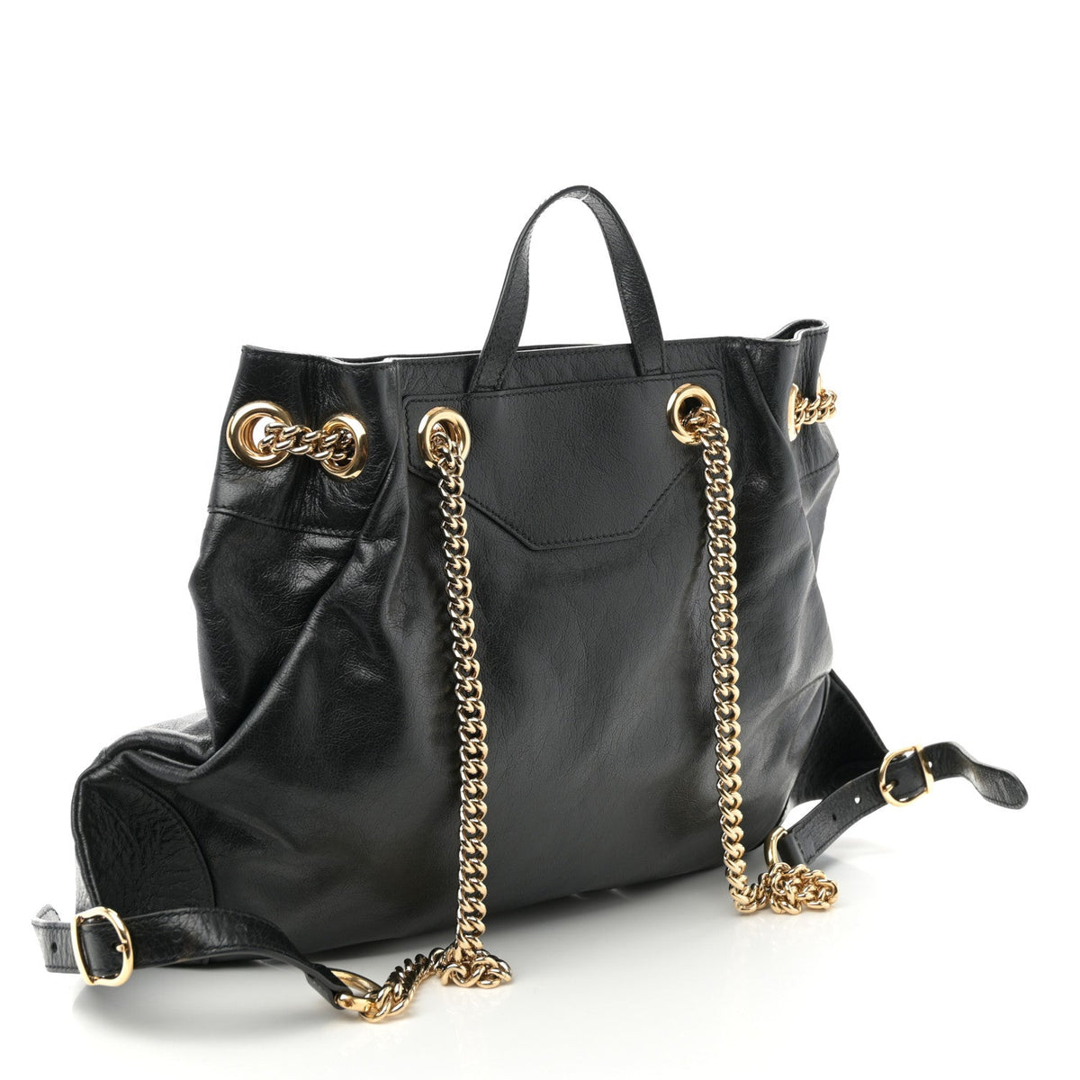 Calfskin Zumi Backpack Black