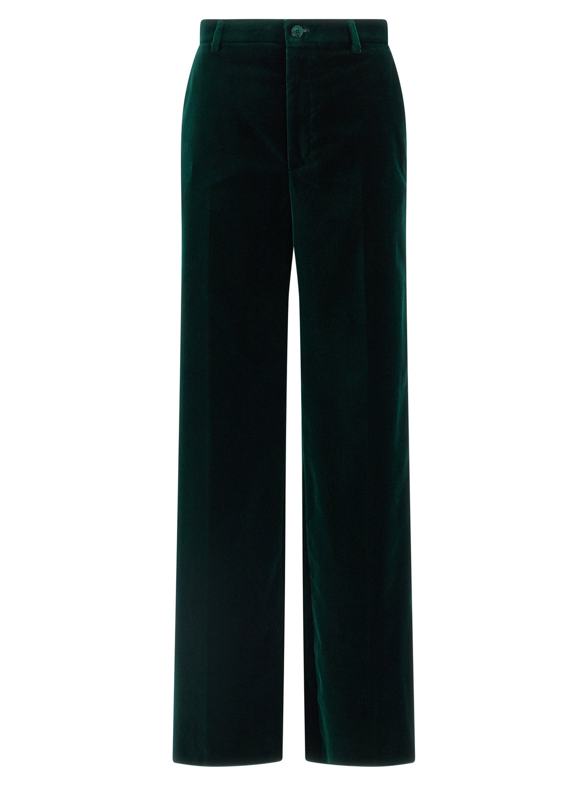 Gucci Velvet Trousers — Green