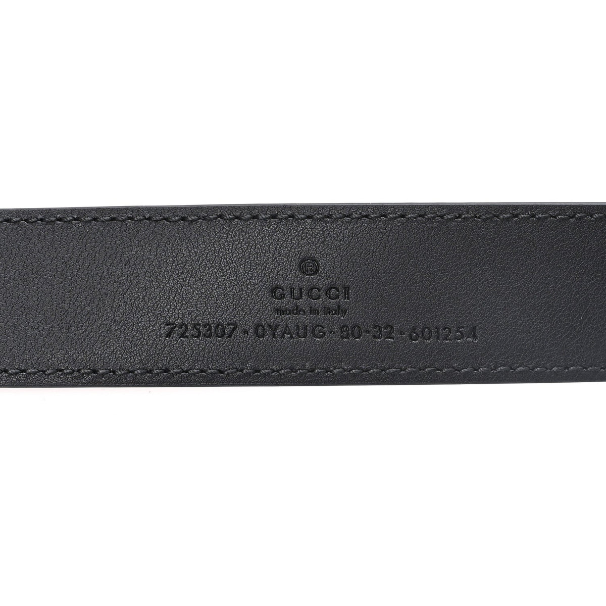 Plutone Calfskin Crystal Horsebit 30mm Belt 80 32 Black Crystal