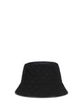 Gucci 8757404HBJS GG Cotton Canvas Bucket Hat — Black