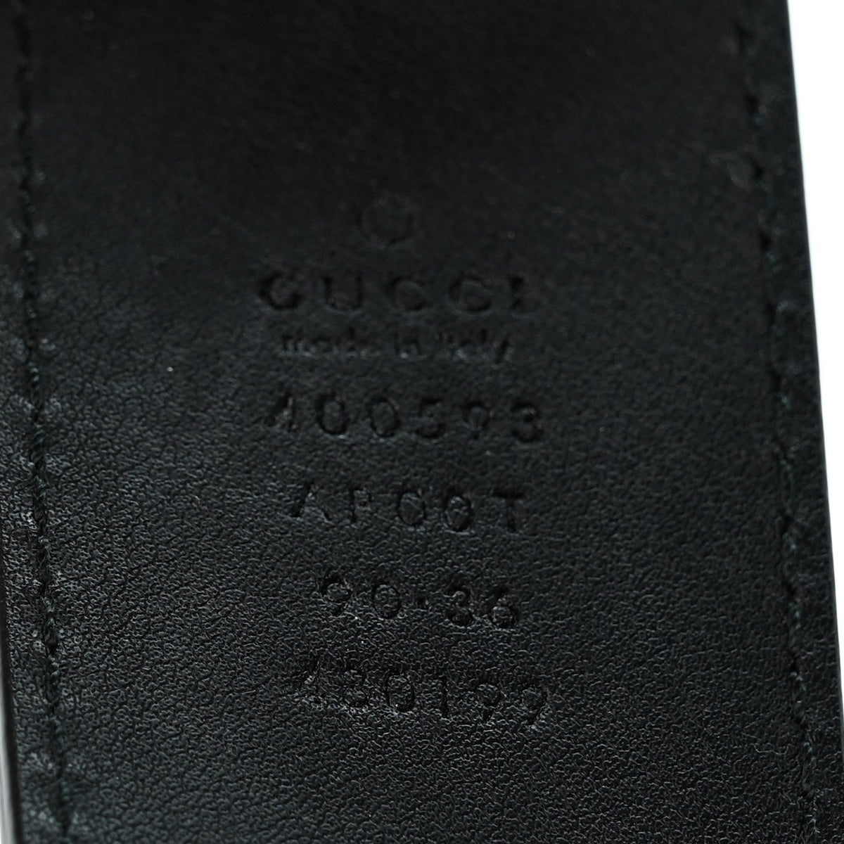 Calfskin Double G 40mm Belt 90 36 Black