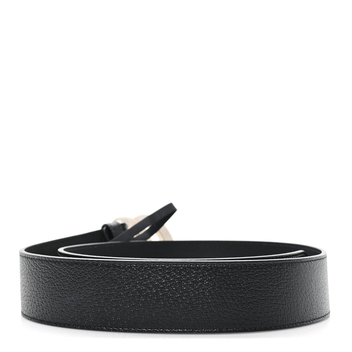 Textured Calfskin Double G 40mm Belt 80 32 Black