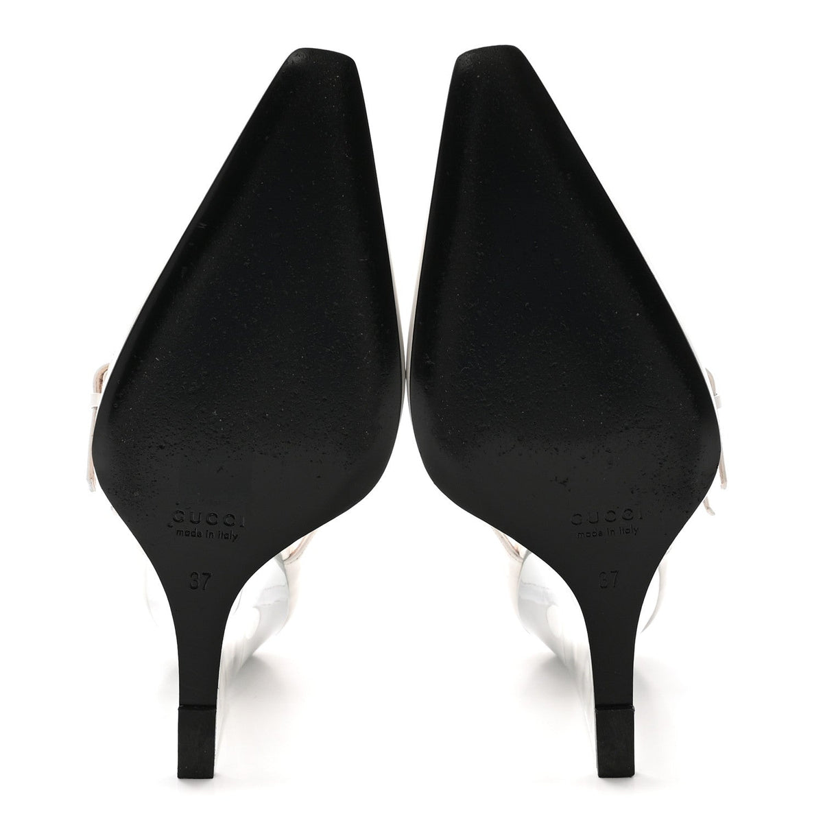 Regent Calfskin Wedge Mules 37 White