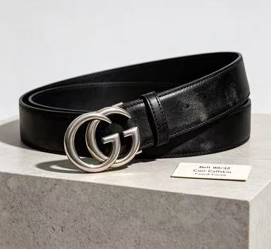 Faded Calfskin Double G Belt 80 32 Cuir