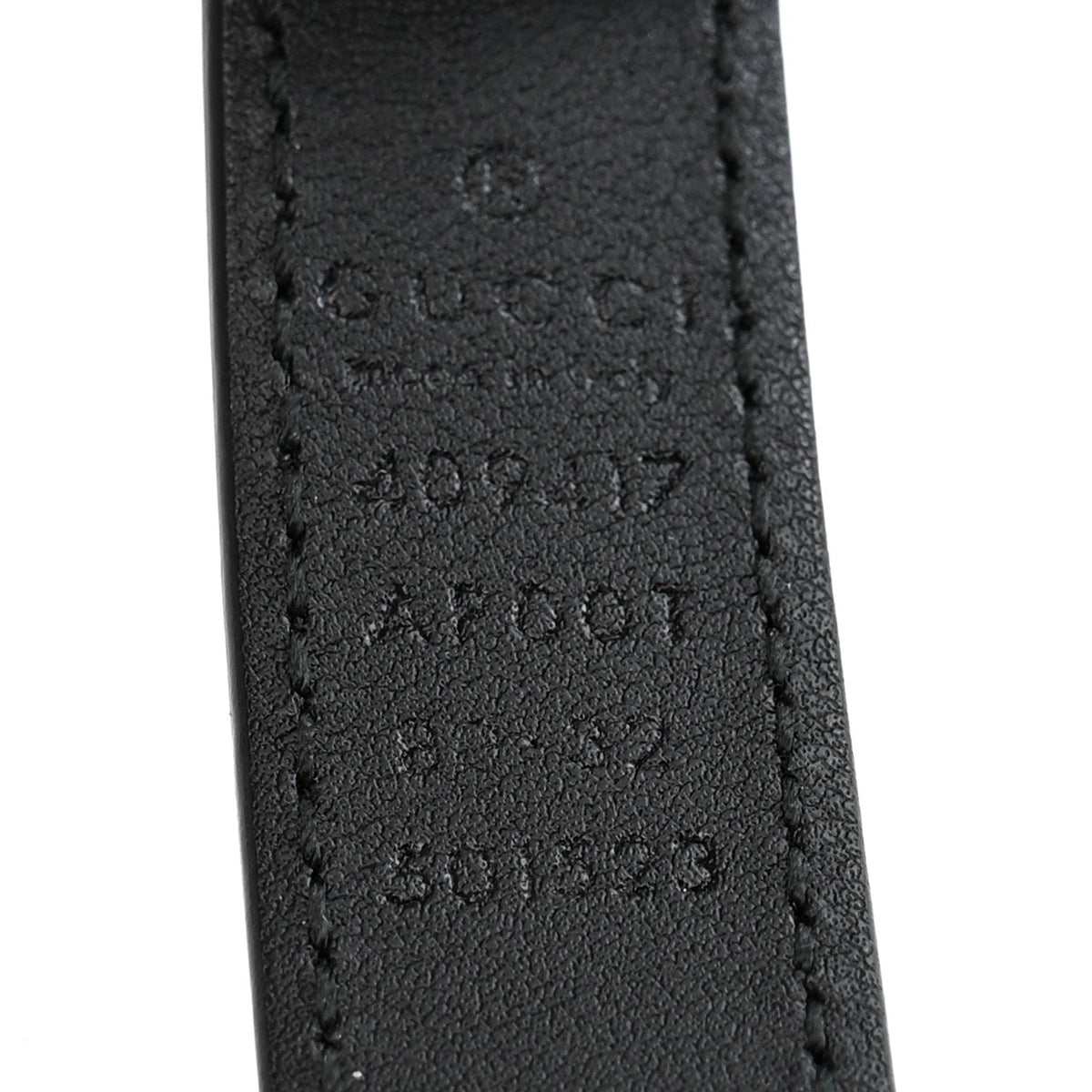Calfskin Double G 20mm Belt 80 32 Black