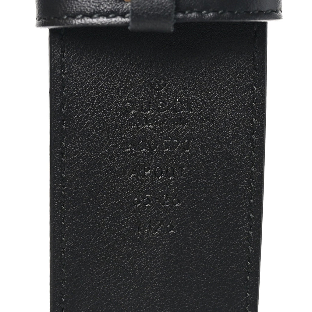 Calfskin Double G 40mm Belt 65 26 Black