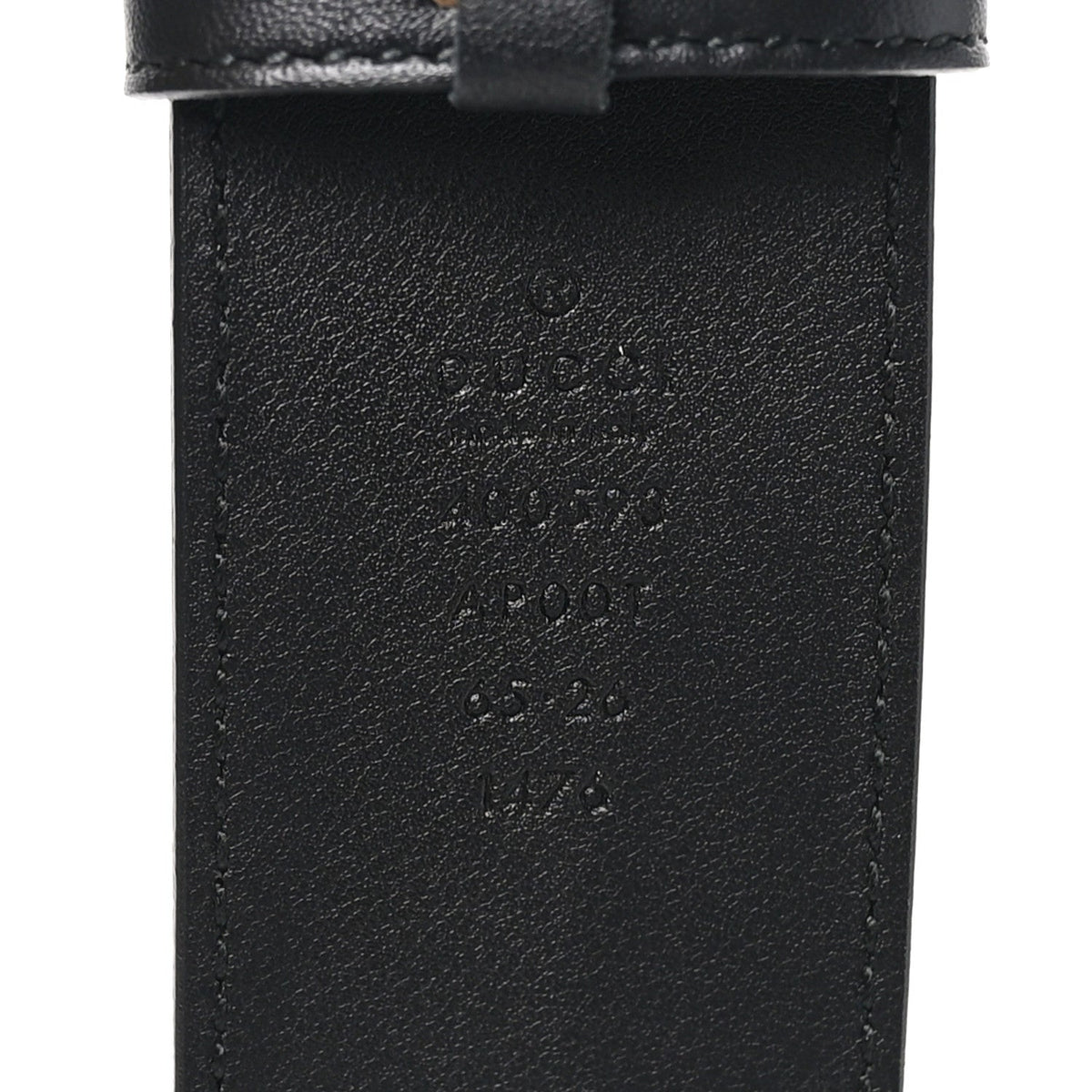 Calfskin Double G 40mm Belt 65 26 Black