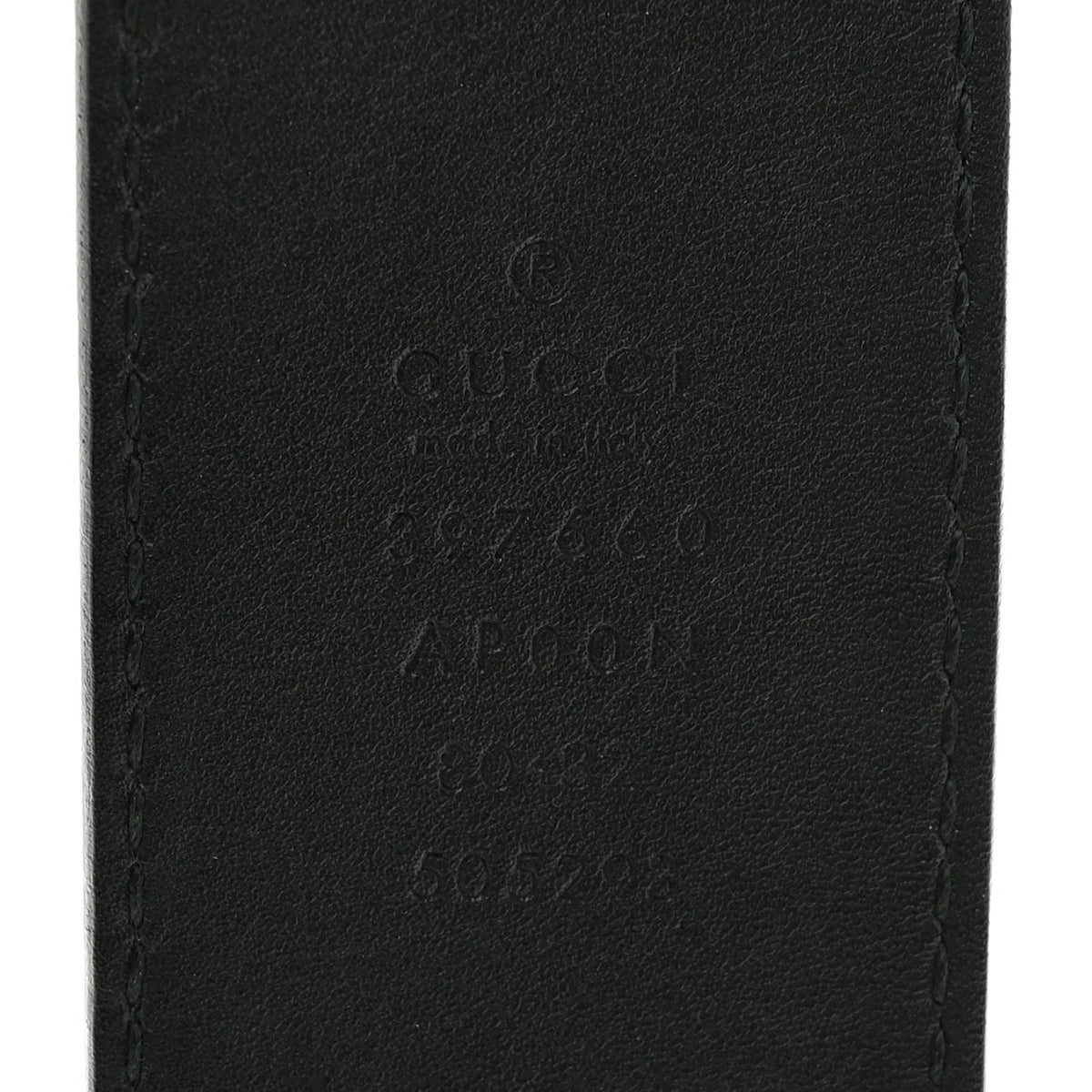 Calfskin Double G 40mm Belt 80 32 Black