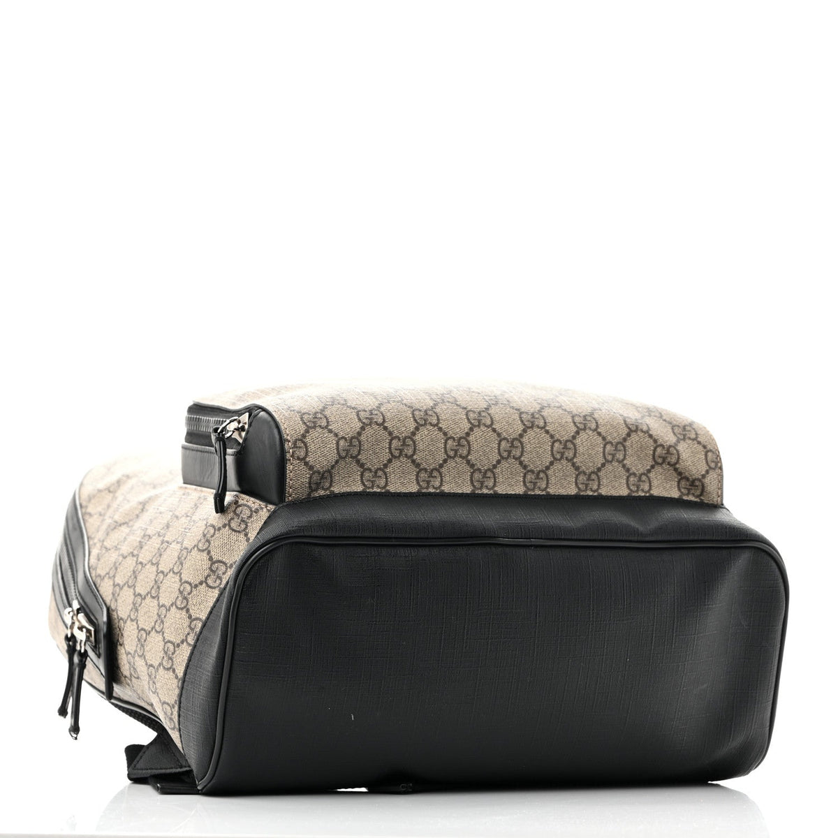 GG Supreme Monogram Medium Backpack Black
