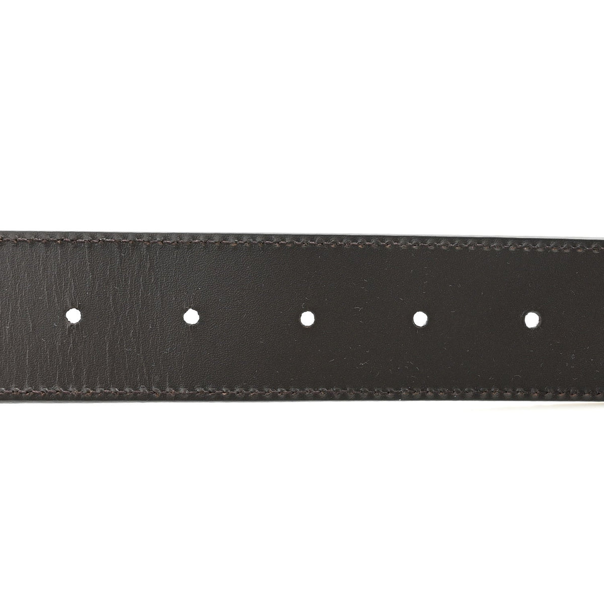 Guccissima Signature Interlocking G Reversible 37mm Belt 100 40 Black Cocoa
