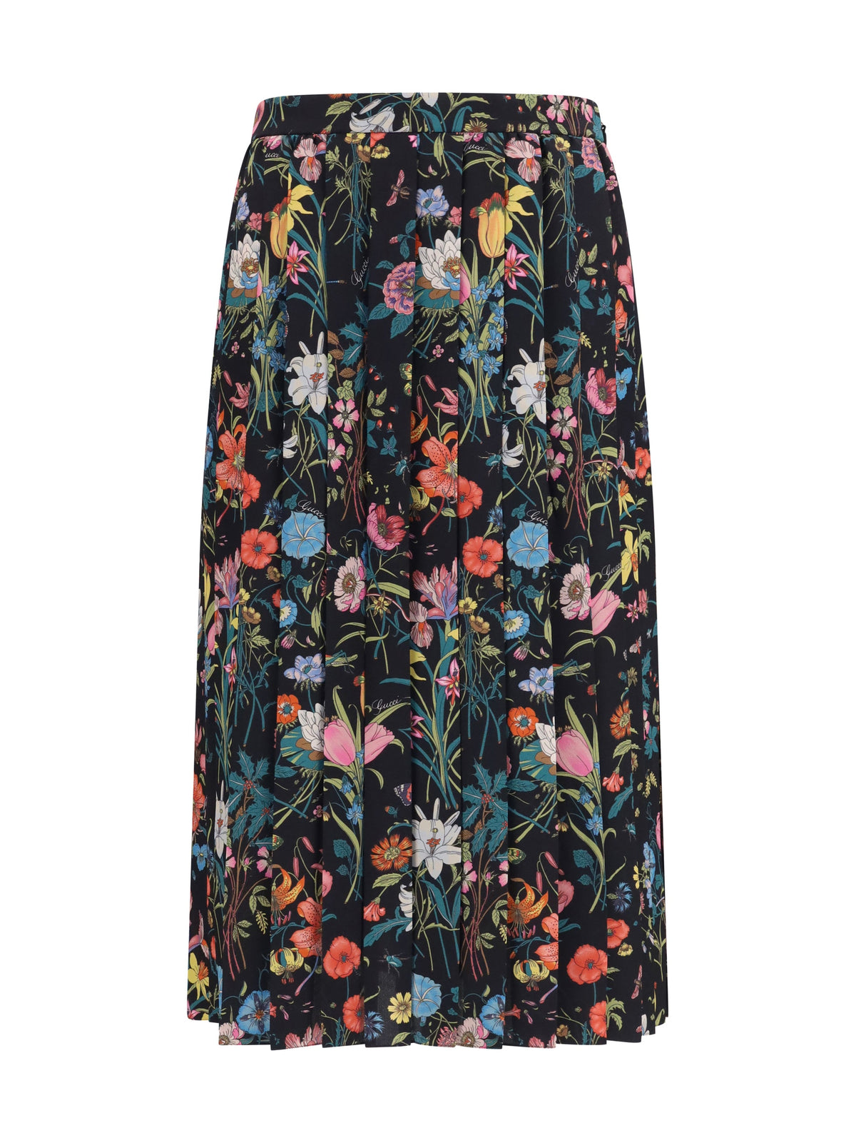 Gucci Flora Skirt — Black