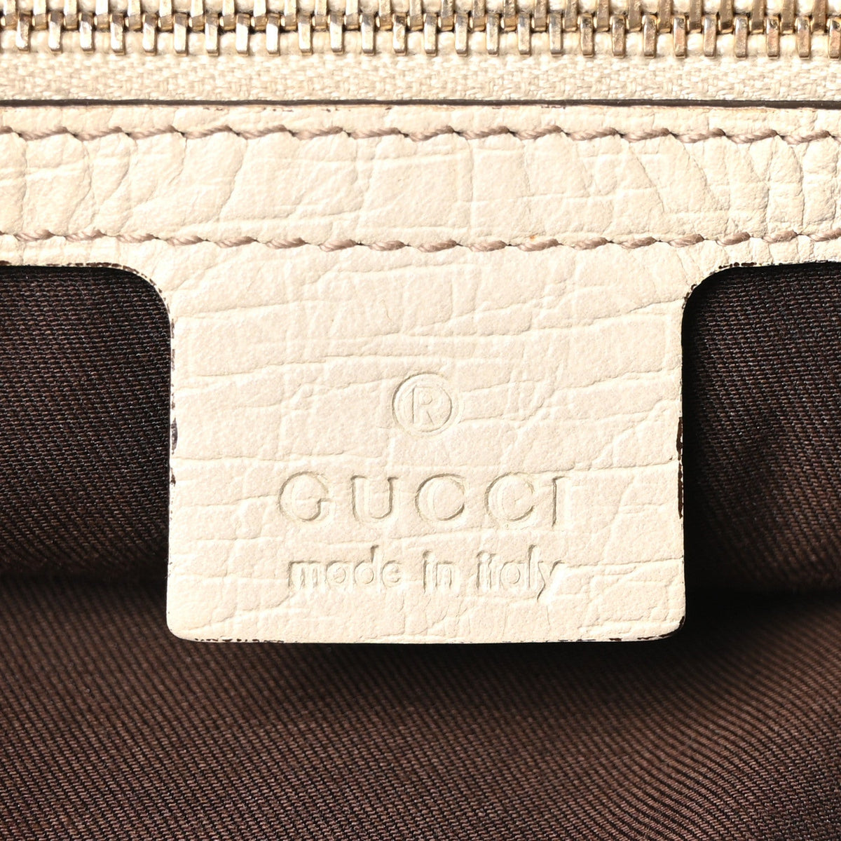 Monogram Medium Horsebit Chain Hobo Off White