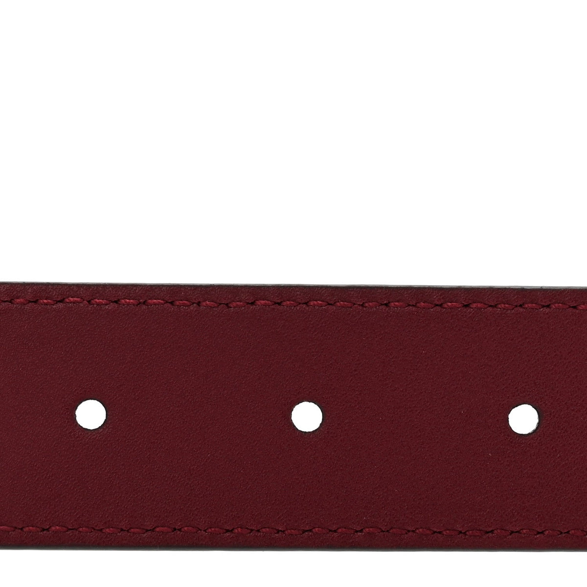 Plutone Calfskin Interlocking G 30mm Belt 100 40 Rosso Ancora