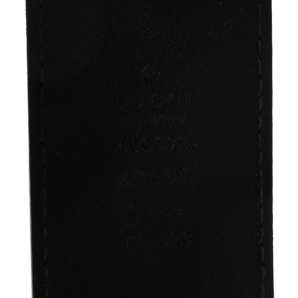 Calfskin Double G 40mm Belt 80 32 Black