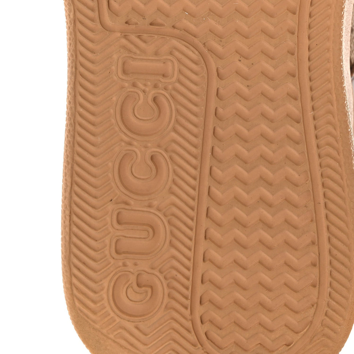 Calfskin GG Monogram Womens Platform 55mm Sneakers 35.5 Hezelnut Beige Ebony Mystic White
