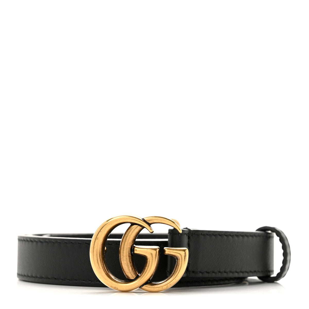 Calfskin Double G 20mm Belt 70 28 Black
