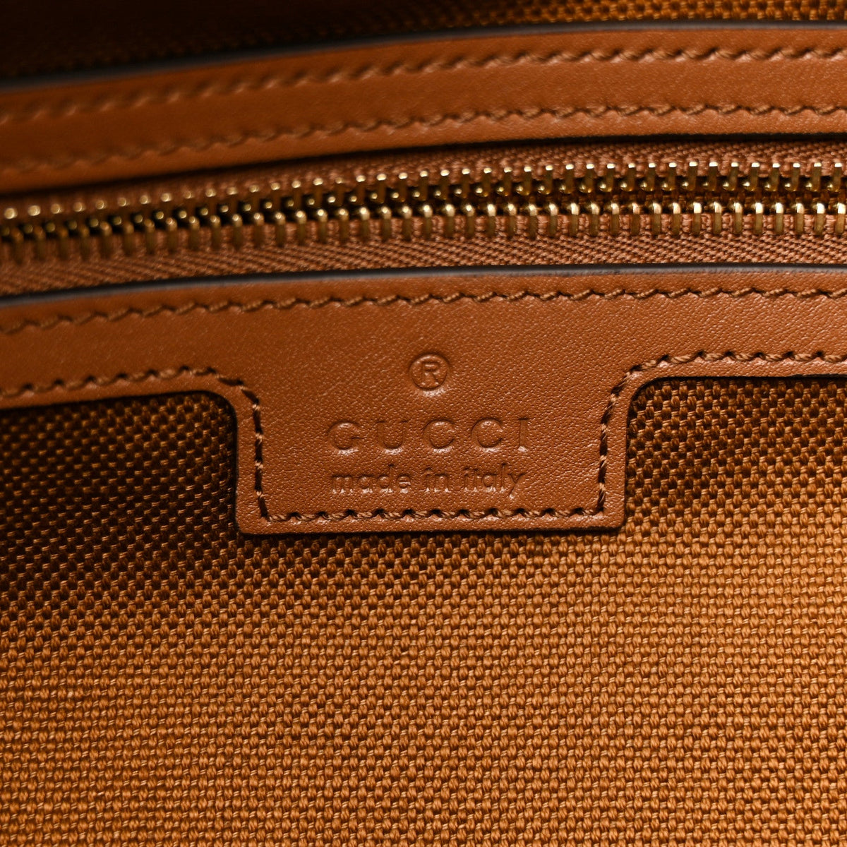 Calfskin Beatrix Horsebit Large Tote Bag Brown