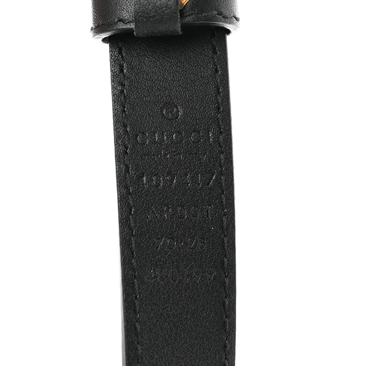 Calfskin Double G 20mm Belt 70 28 Black