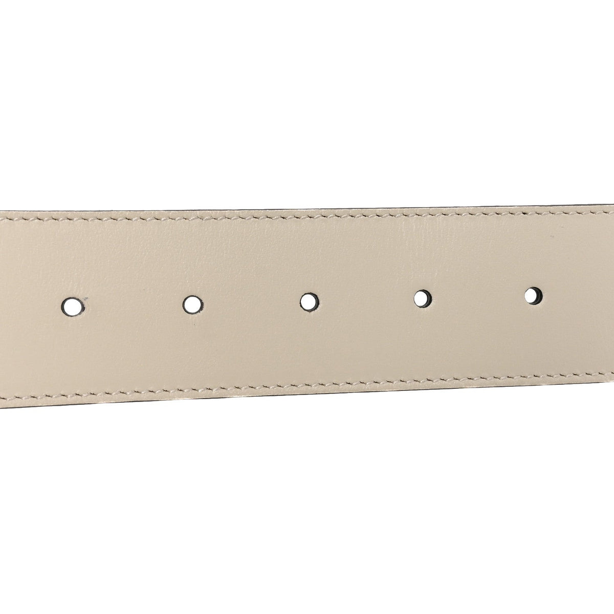 Calfskin Double G 40mm Belt 85 34 Mystic White