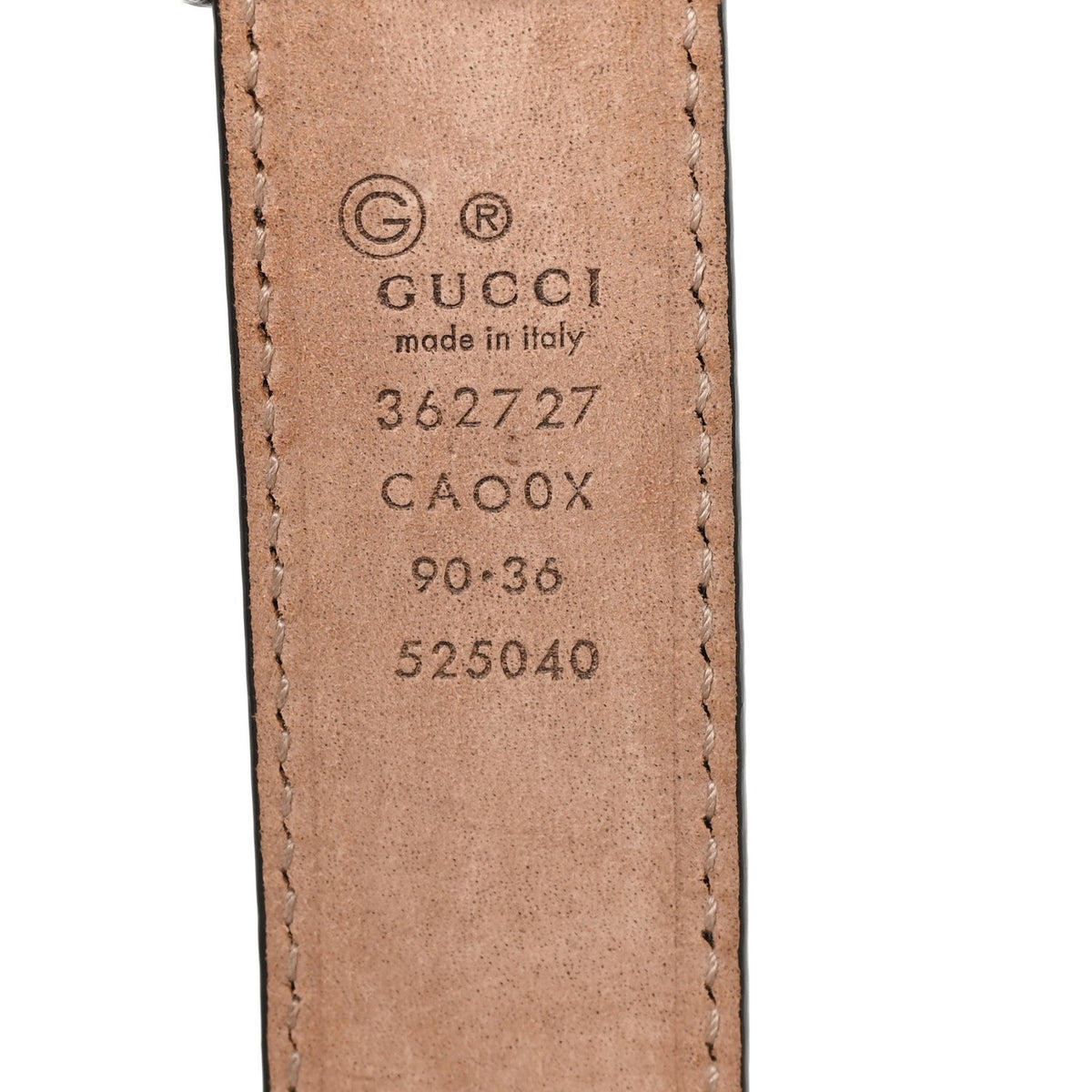 Calfskin Double G 30mm Belt 90 36 Brown