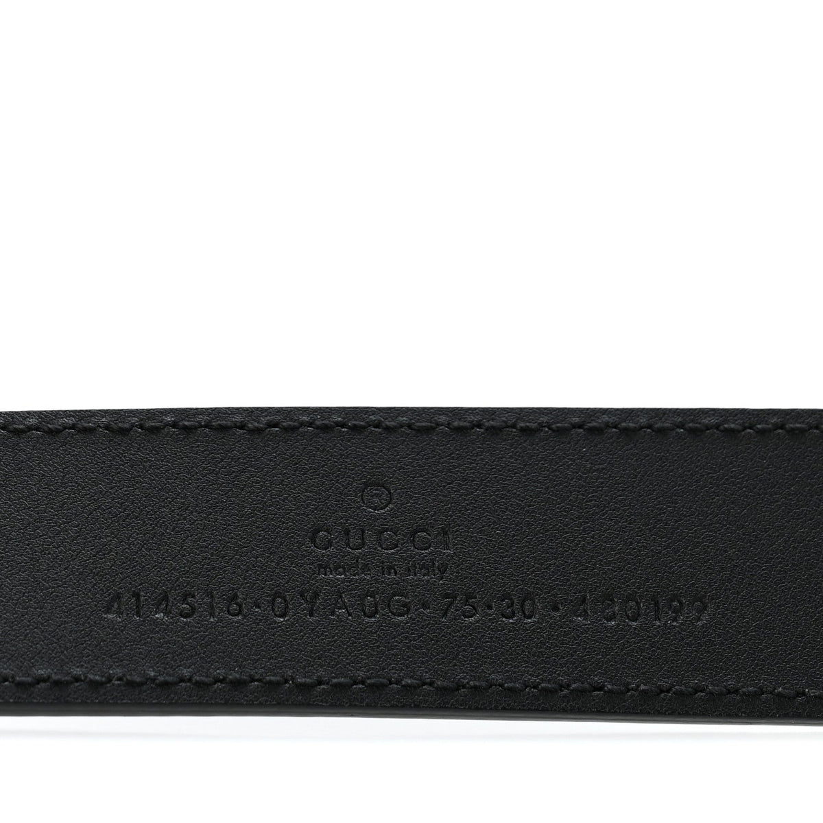 Calfskin Double G 30mm Belt 75 30 Black