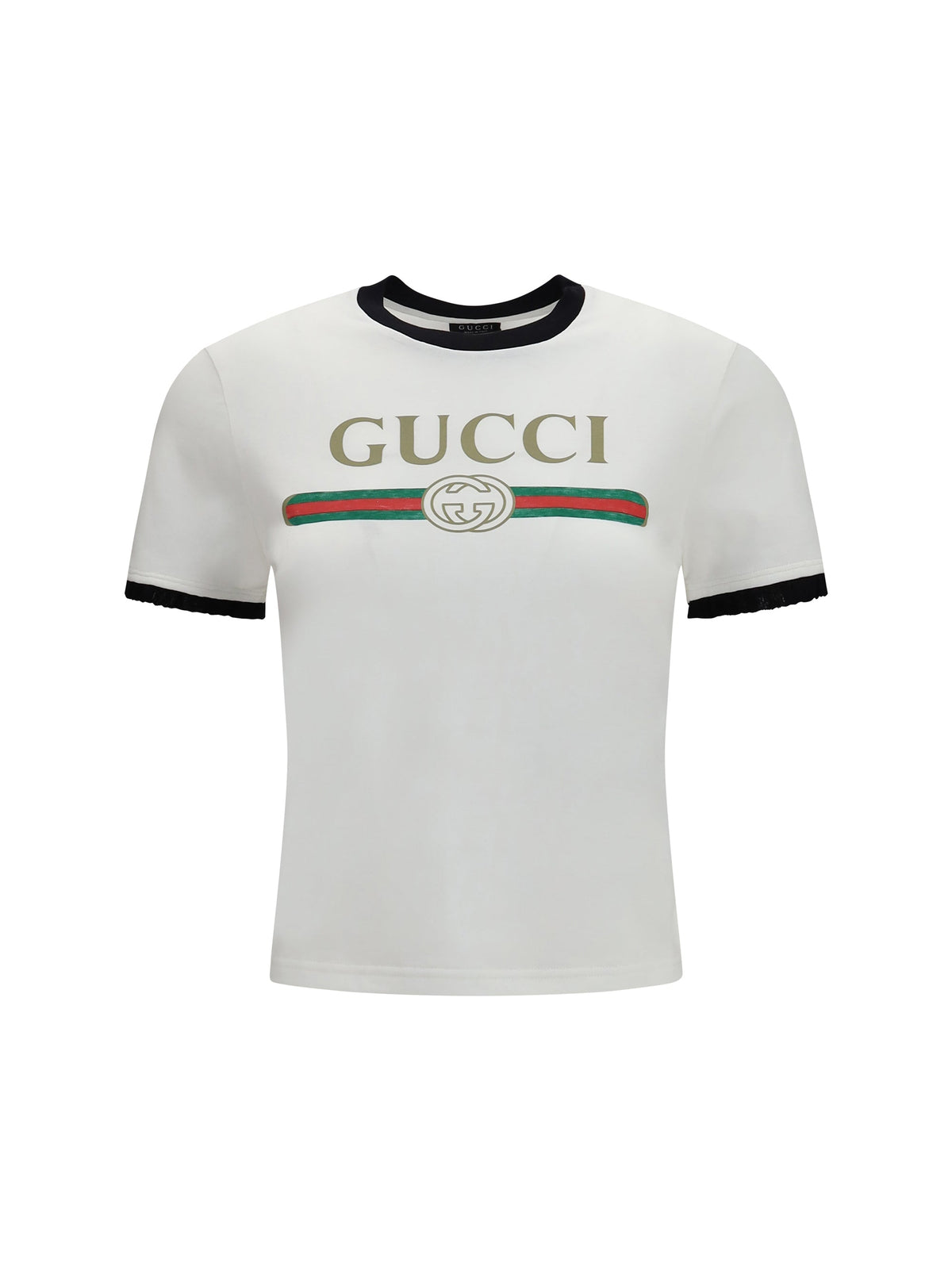 Gucci Web T-Shirt — White