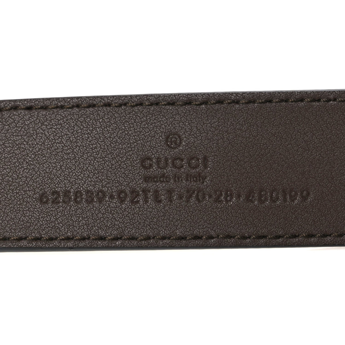 GG Supreme Monogram Matte Plutone Calfskin Double G 30mm Belt 70 28 Beige Ebony New Acero