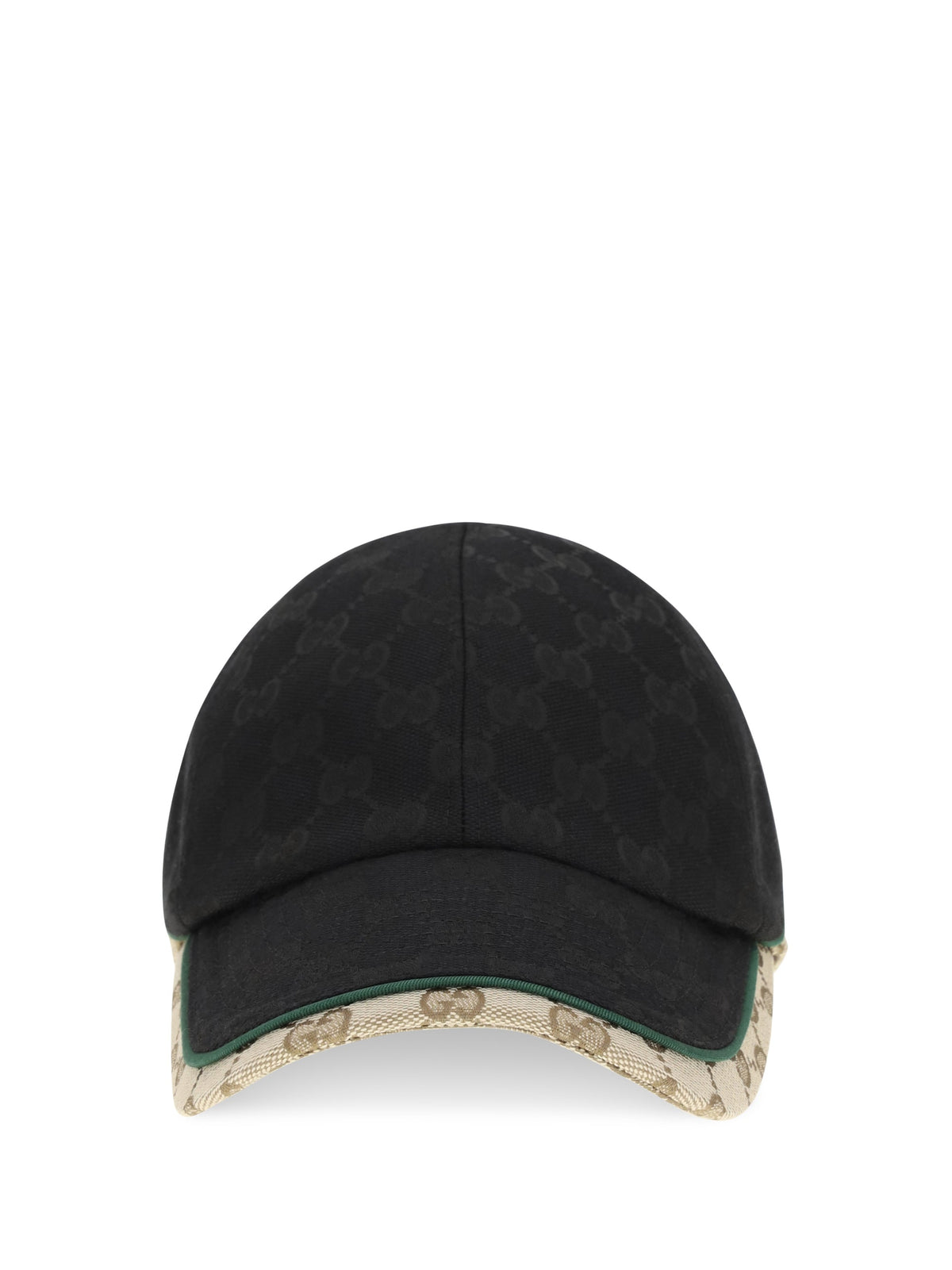 Gucci A001I24HBK3 GG Cotton Fabric Baseball Cap — Black