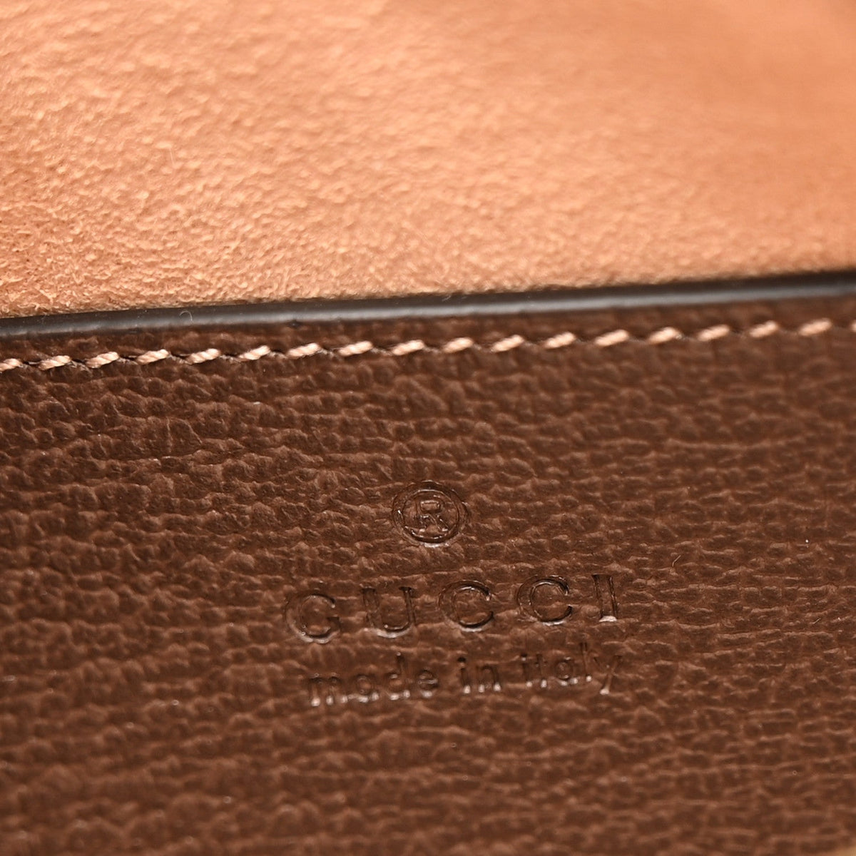 GG Supreme Monogram Web Mini Ophidia Shoulder Bag Brown
