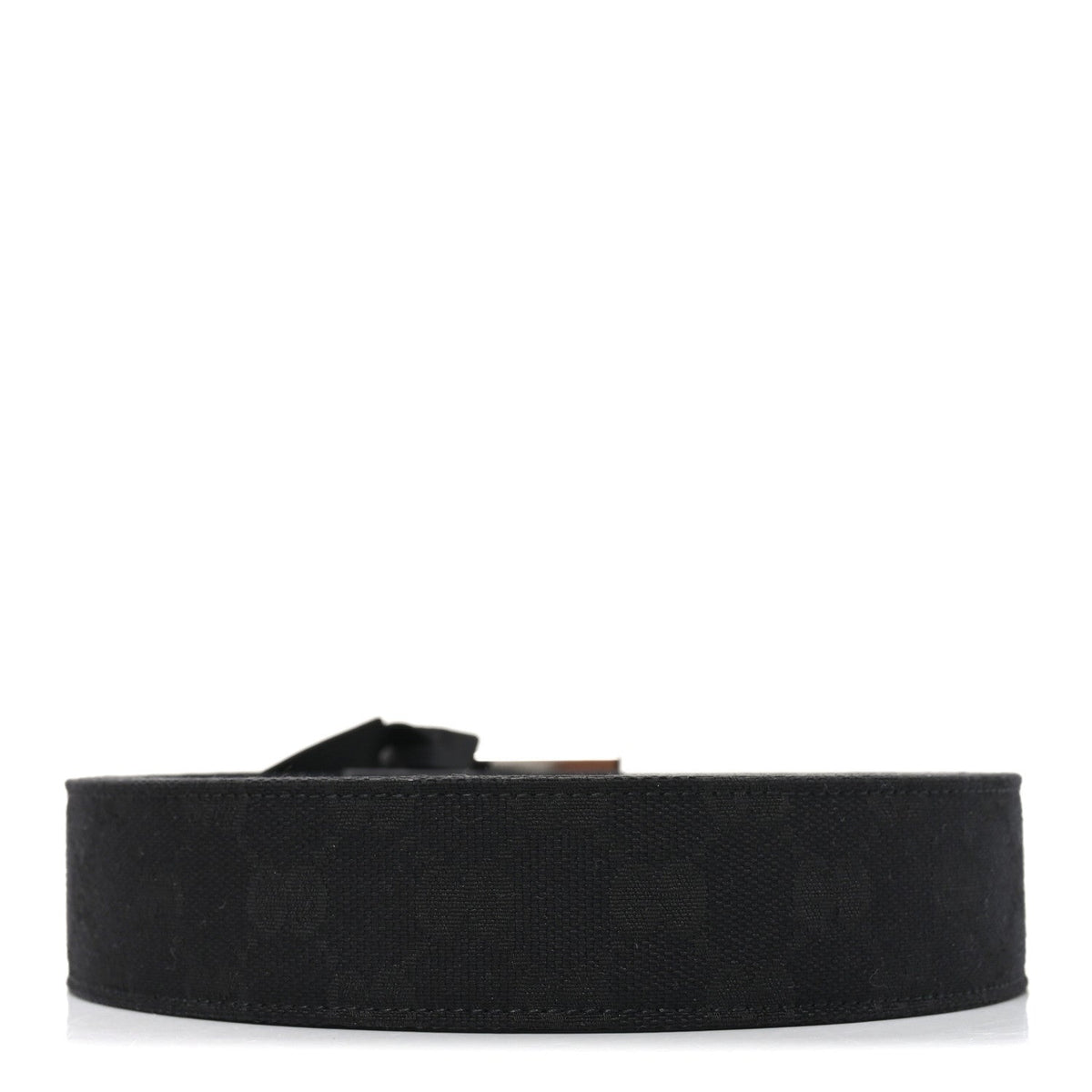 Econyl Nylon Monogram Lift Belt Logo Buckle 100 40 Belt Black