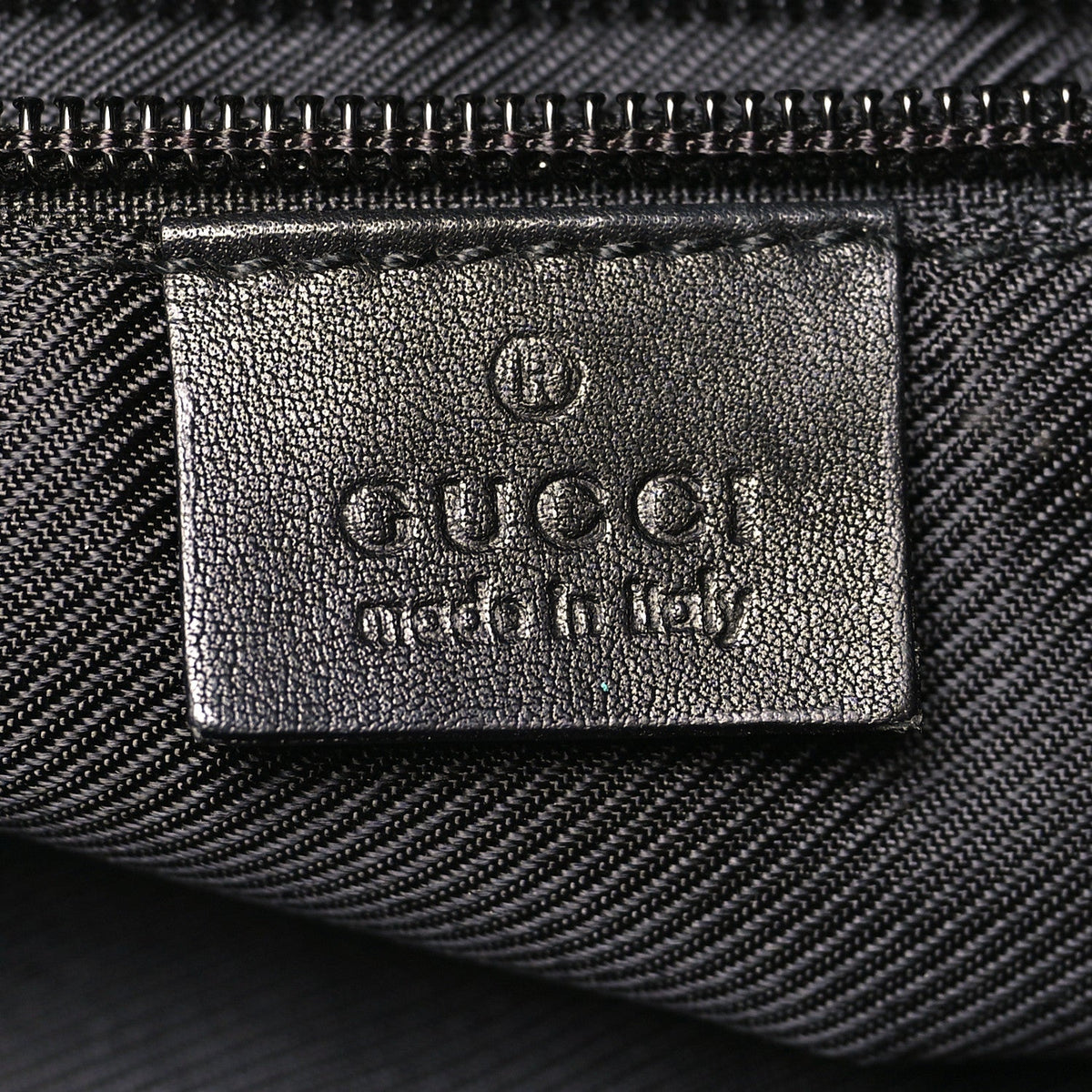 Denim Monogram Tote Bag Black