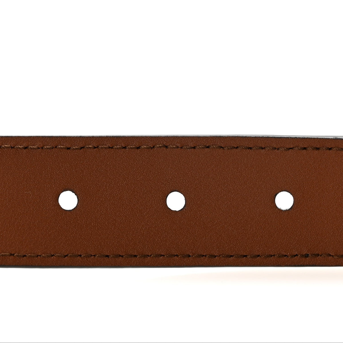 New Denim GG Monogram Dollar Calfskin Belt 65 26 Blue Tea Cuir Epilog
