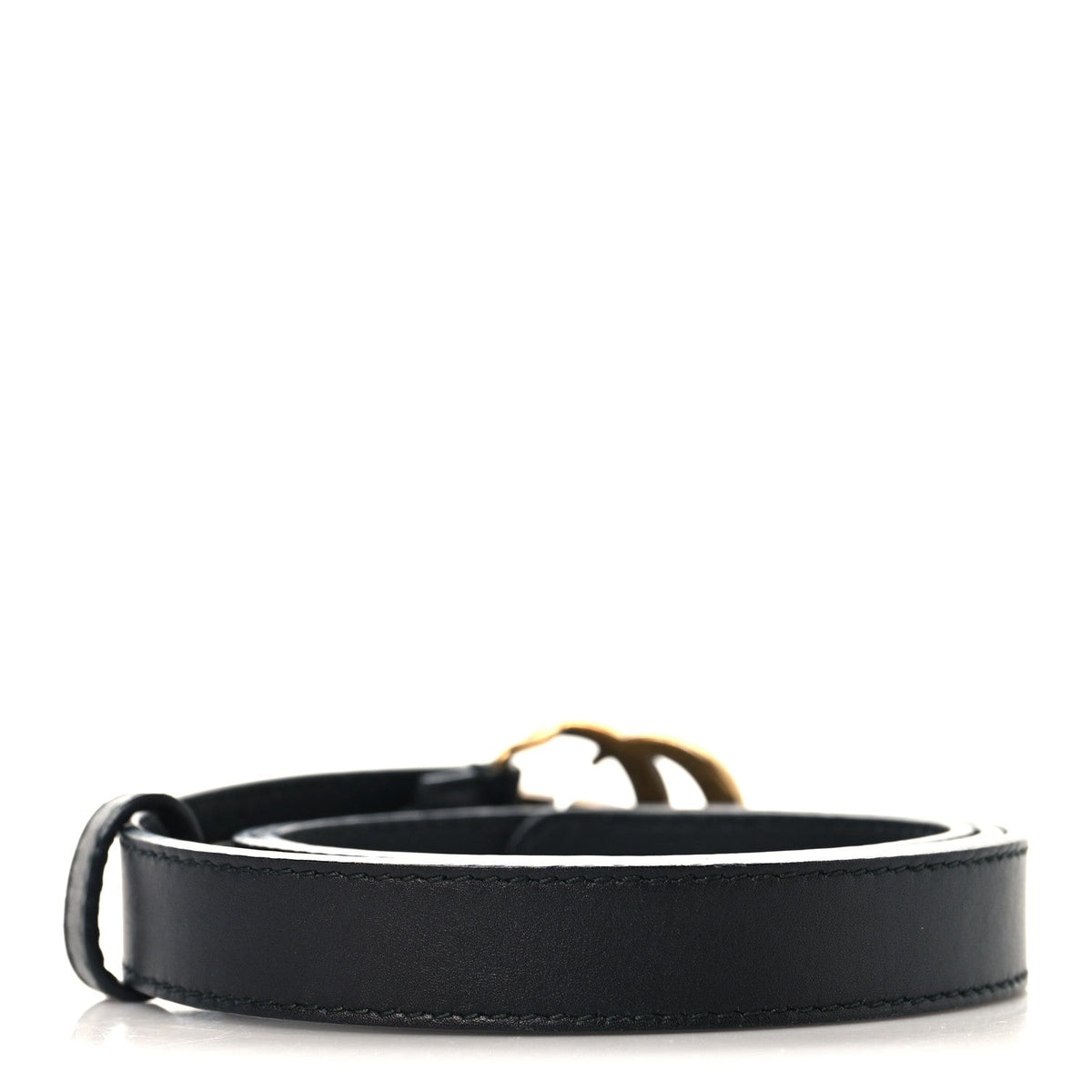 Calfskin Double G 20mm Belt 80 32 Black