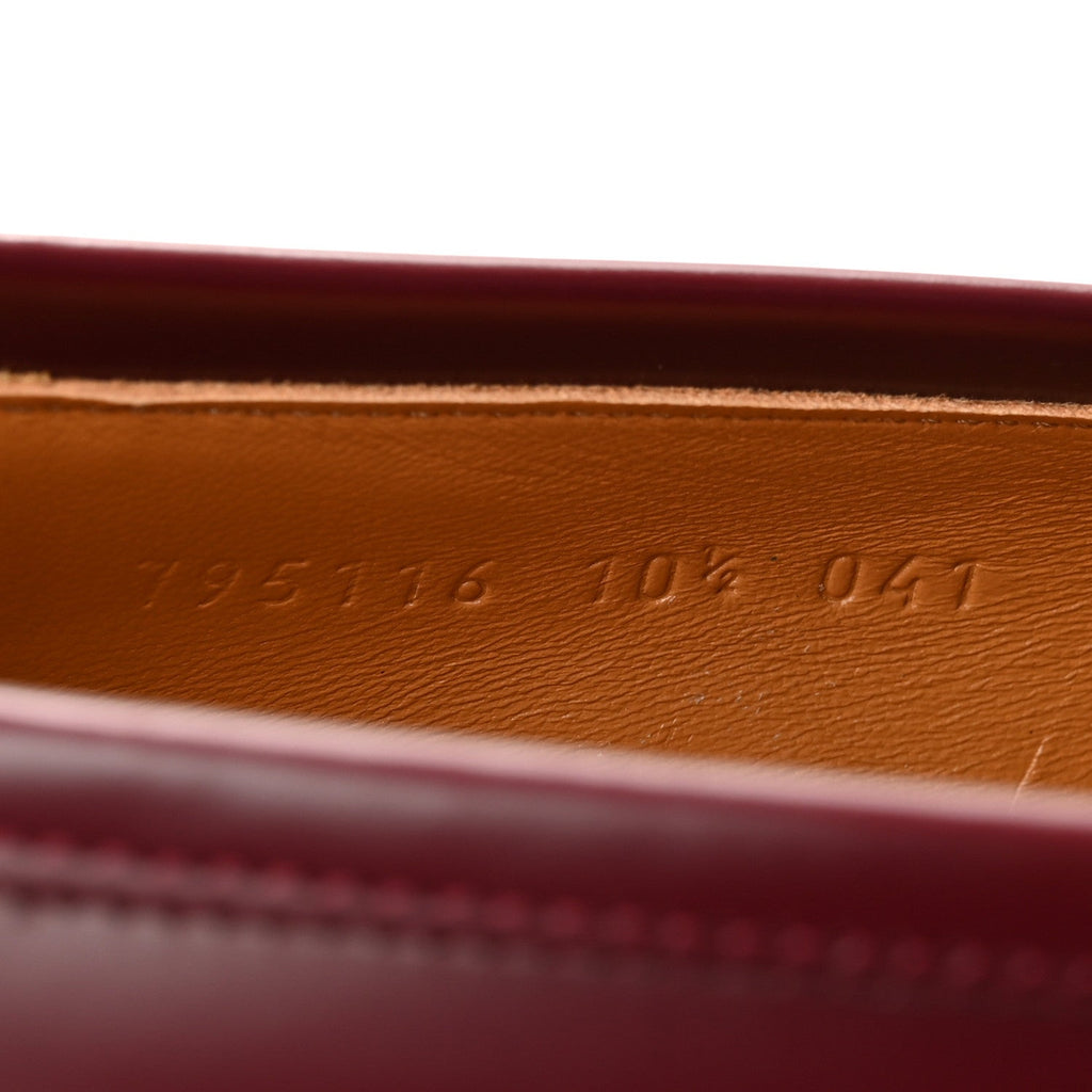 Betis Glamour Calfskin Mens Jordaan Loafers 10.5 Rosso Ancora