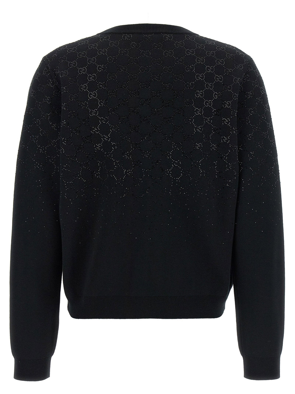 Gucci GG Crystal Cardigan — Black