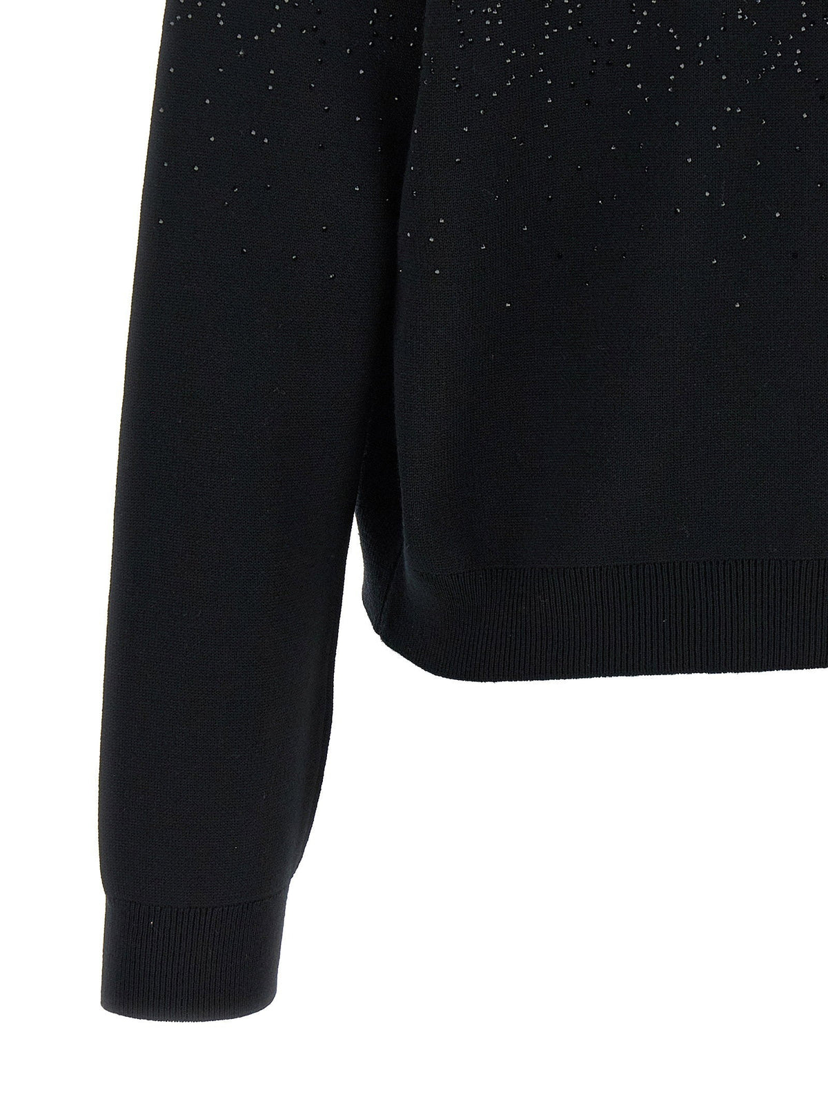 Gucci GG Crystal Cardigan — Black