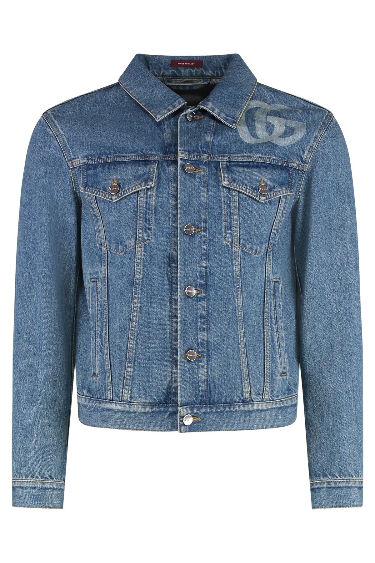 Gucci Cotton Denim Jacket — Blue