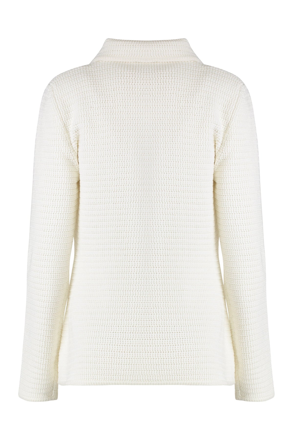 Gucci Cotton Knit Cardigan — White