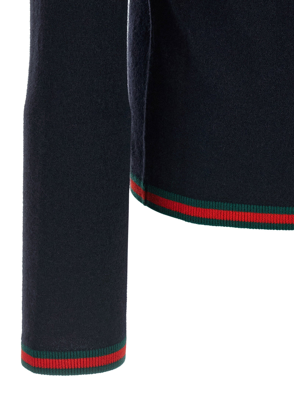 Gucci Cashmere Turtleneck Sweater — Navy