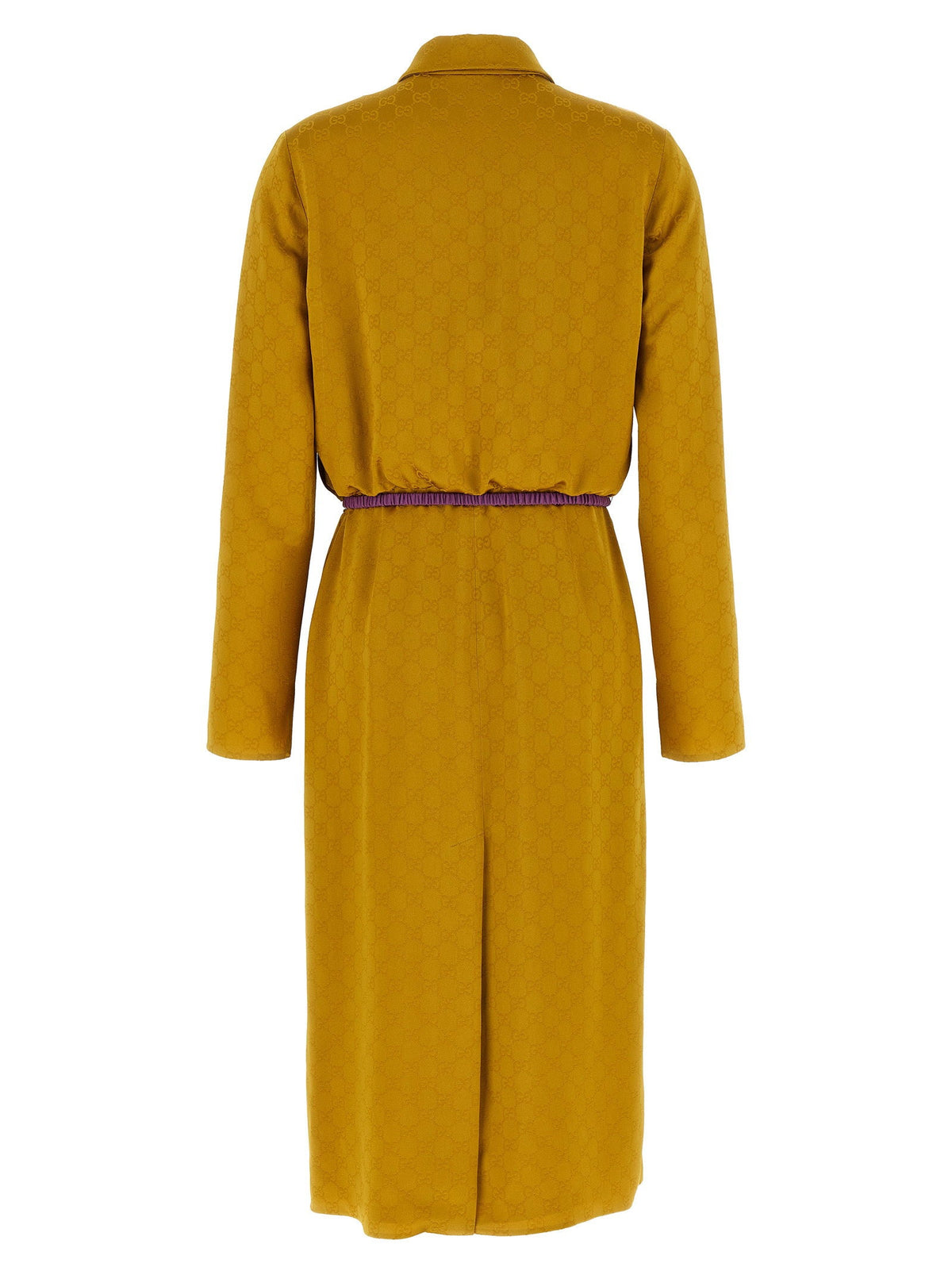 Gucci GG Jacquard Dress — Gold