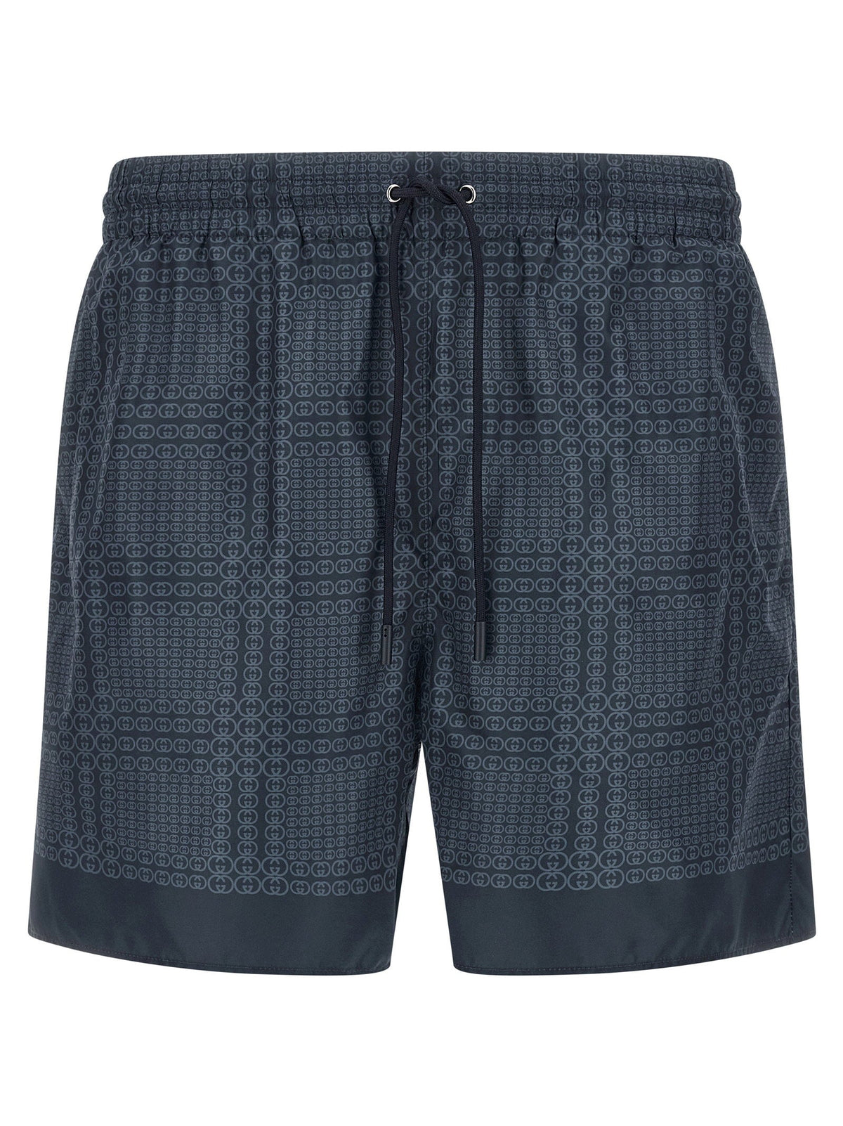 Gucci Gucci Incrocio GG-Print Swim Shorts — Navy