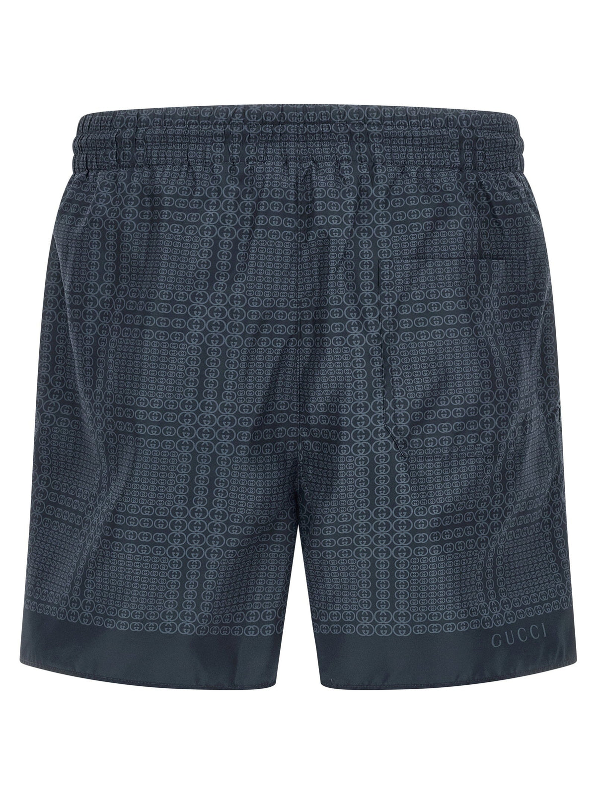 Gucci Gucci Incrocio GG-Print Swim Shorts — Navy