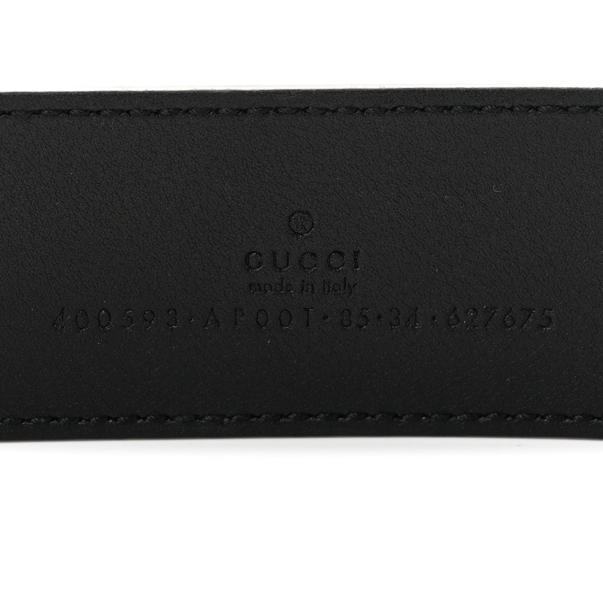 Calfskin Double G 40mm Belt 85 34 Black