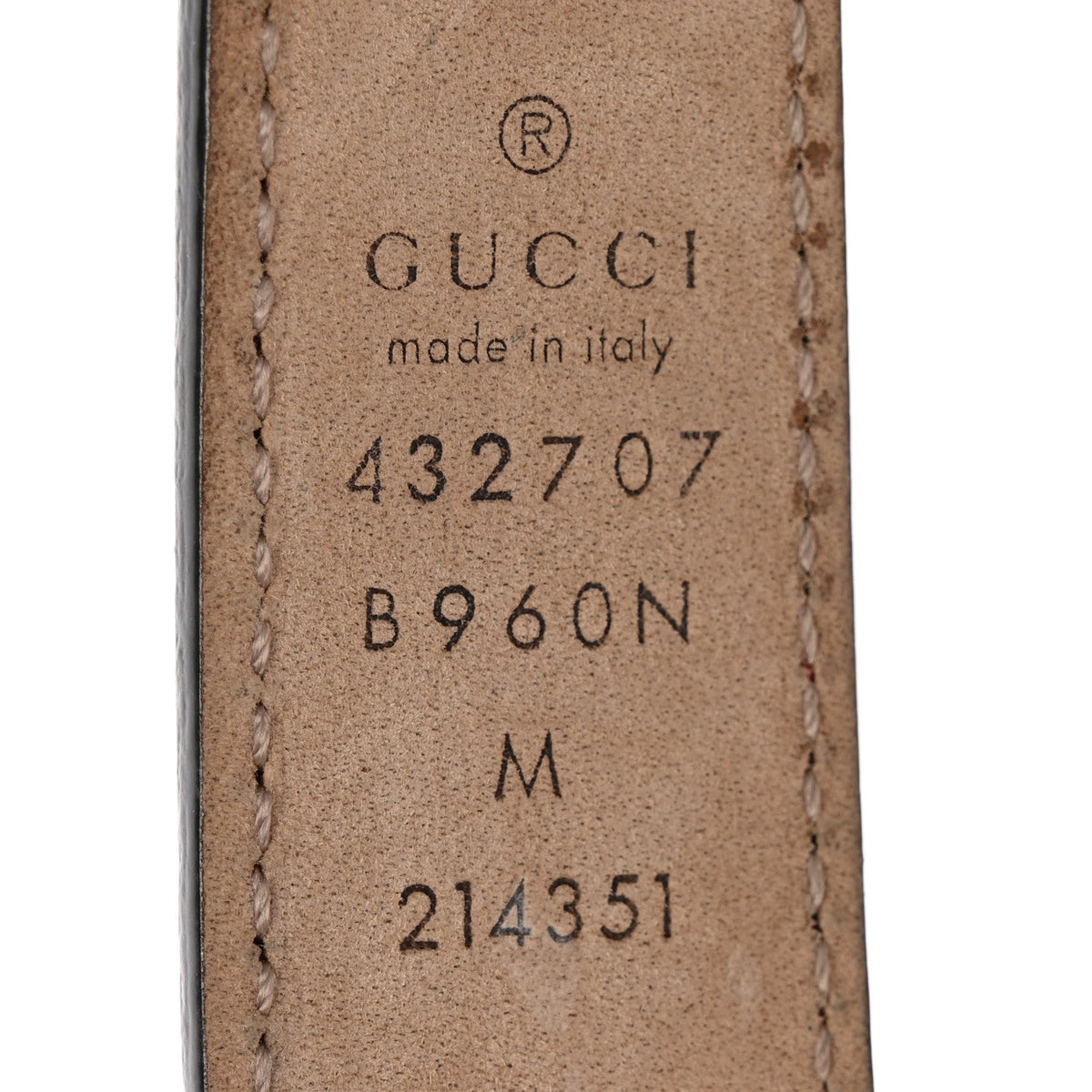 Calfskin Kids Double G 20mm Belt M Red