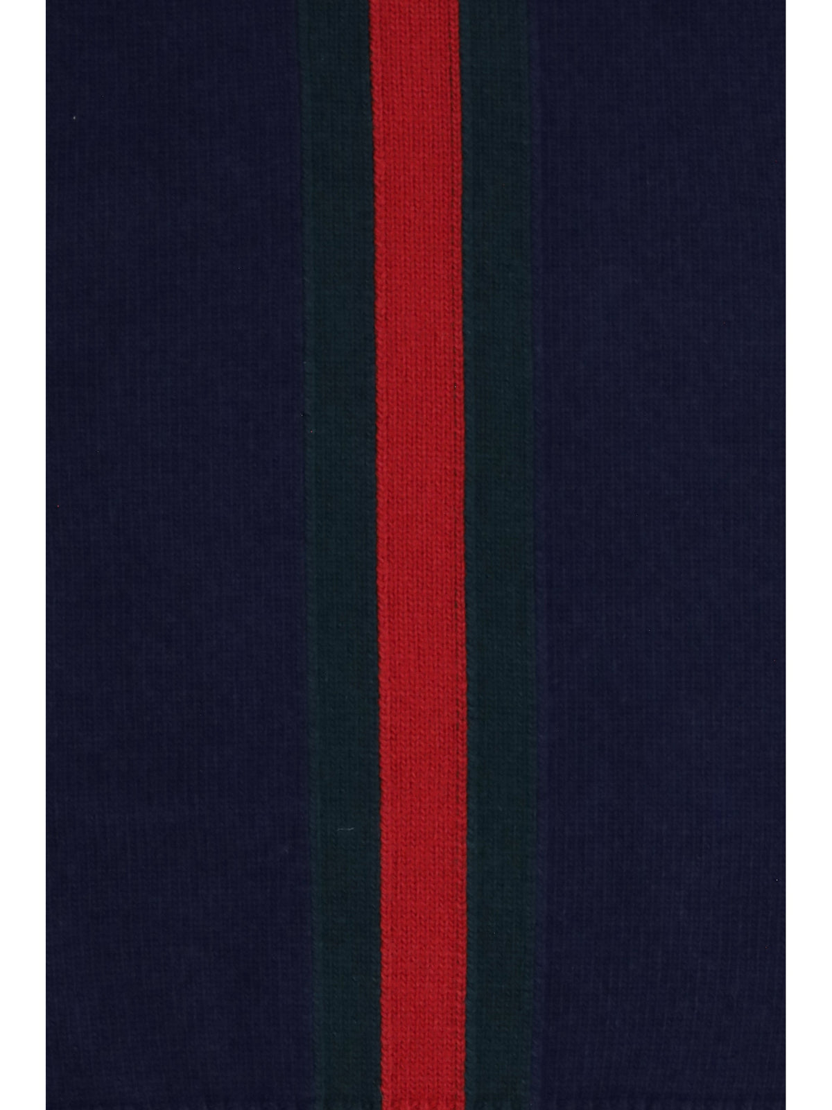 Gucci Web Stripe Sweater — Navy