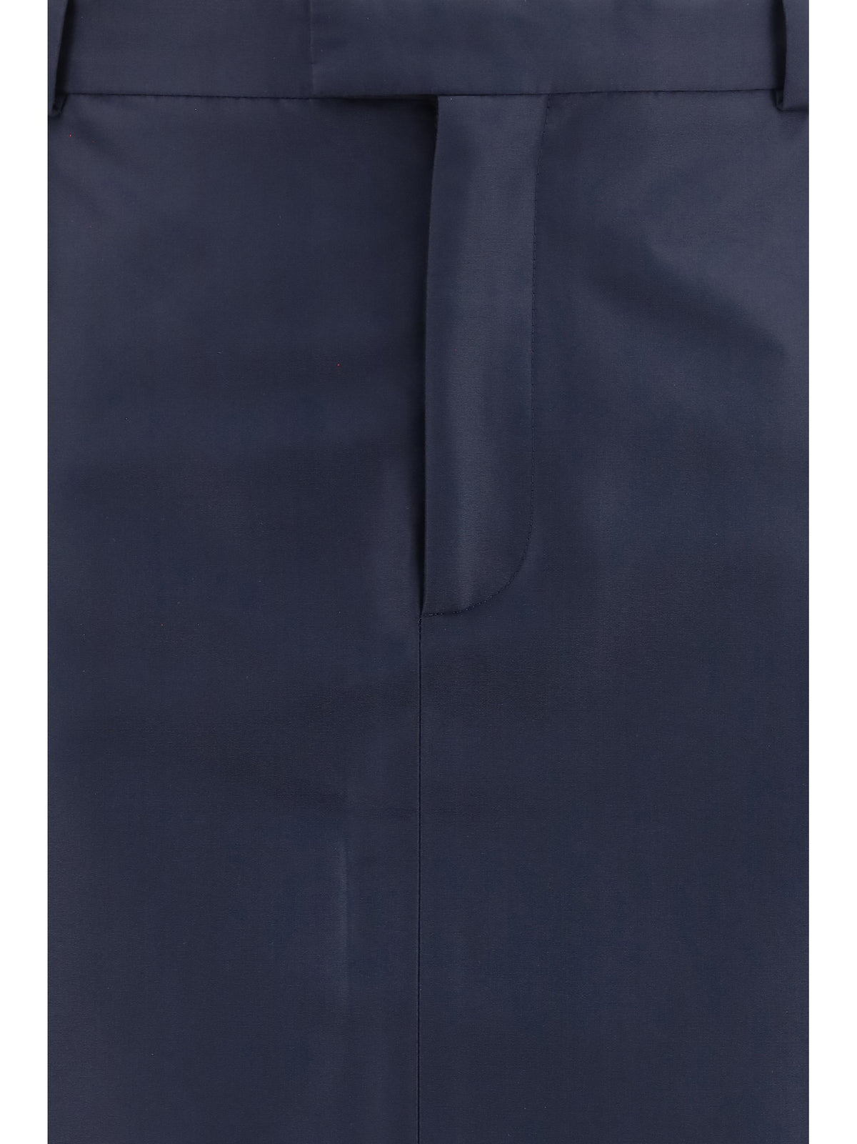 Gucci Silk Faille Skirt — Navy
