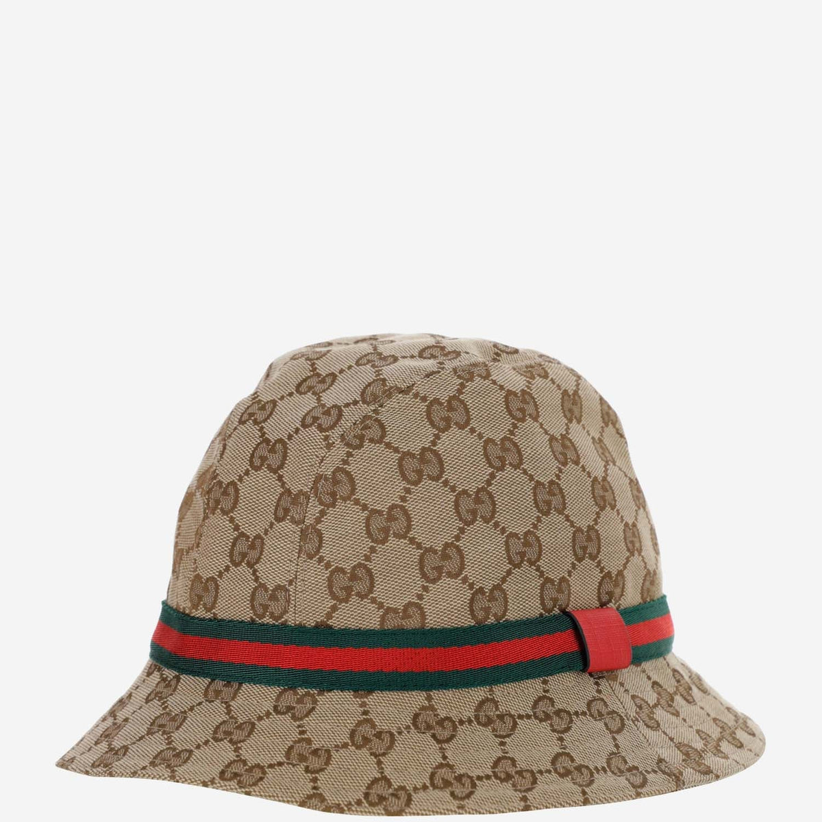Gucci 411790 GG Monogram Bucket Hat — Beige