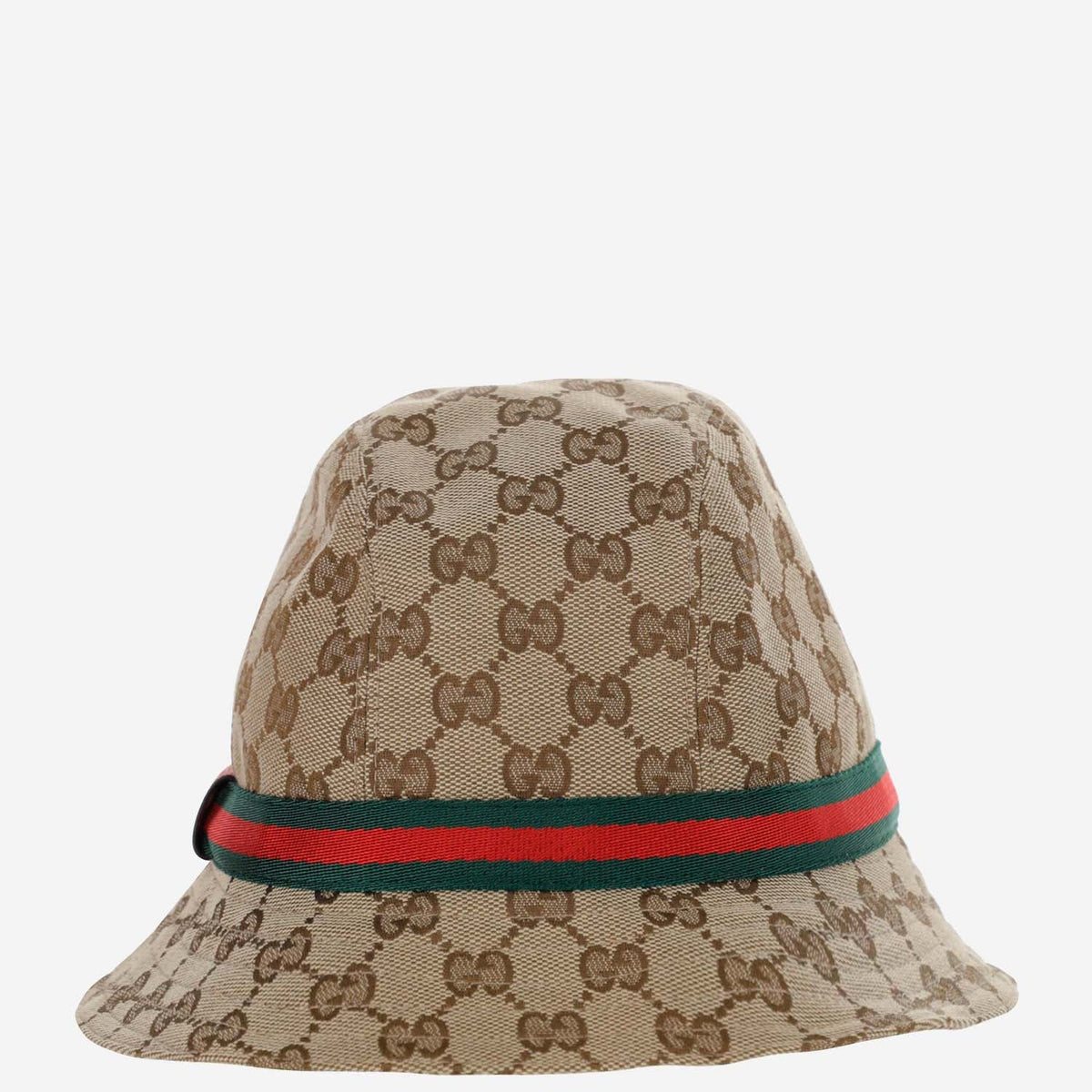 Gucci 411790 GG Canvas Fedora Hat — Beige